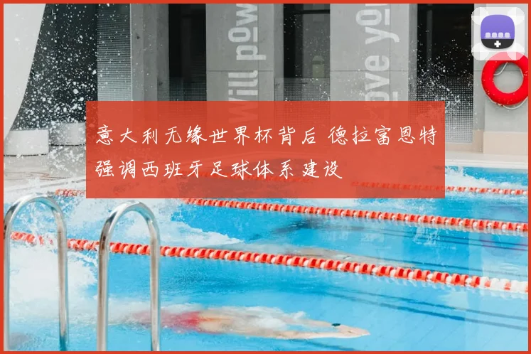 意大利无缘世界杯背后 德拉富恩特强调西班牙足球体系建设